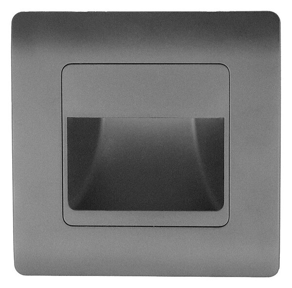 Emithor 70439 - LED Schodišťové svítidlo STEP LIGHT LED/1W/230V antracit