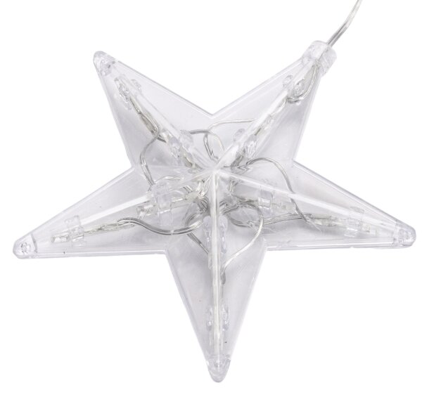Aigostar - LED Venkovní řetěz 70xLED/230V 1,2x1m IP44 studená bílá hvězd