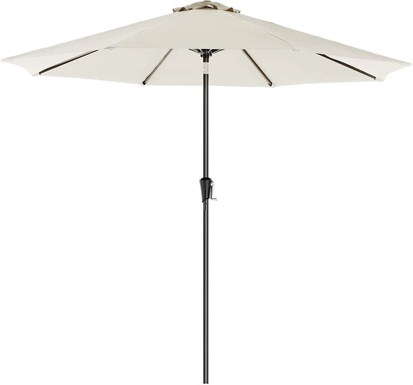 Vasagle & Songmics Zahradní deštník BEACH Barevné provedení: bílá