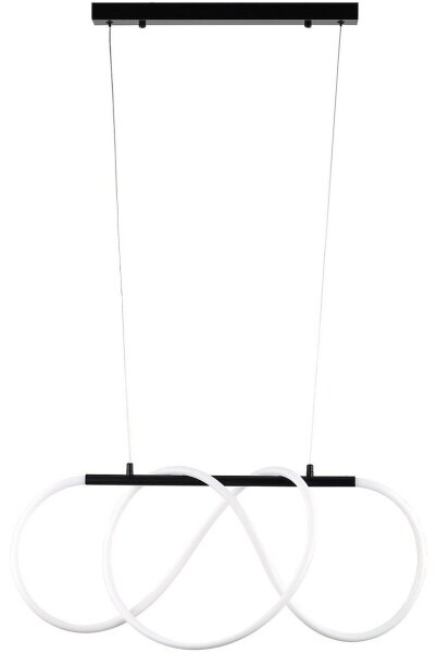 LED Lustr na lanku FLEXI LED/36W/230V 4000K černá