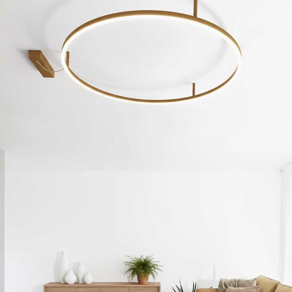 Ideal Lux - LED Stropní svítidlo ORACLE SLIM LED/29W/230V 3000K pr. 50 cm zlatá
