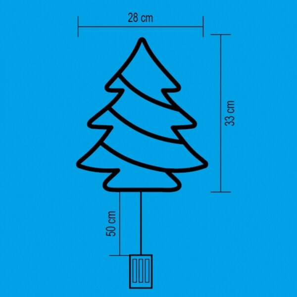 LED Dekorace do okna 35xLED/3xAA teplá bílá