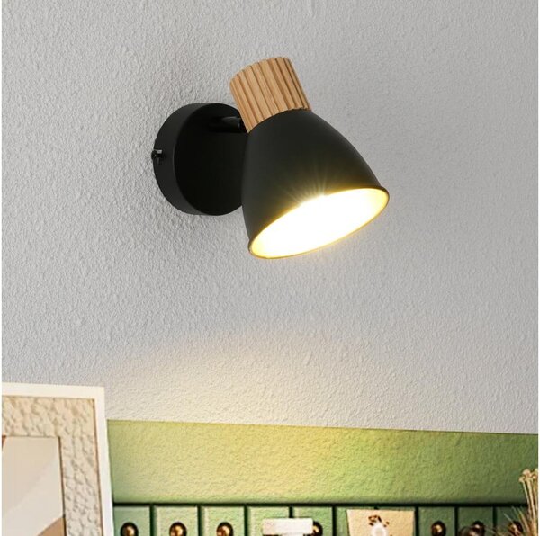 Brilagi - Nástěnné bodové svítidlo ODENSE 1xE14/10W/230V dřevo/černá