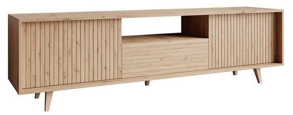 Široký stolek pod TV PRESIDIO - dub artisan