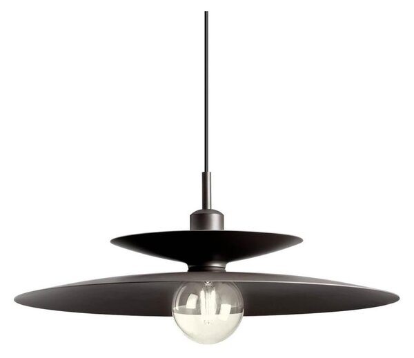 Redo 01-3051 - Lustr na lanku GUNNAR 1xE27/42W/230V pr. 50 cm černá