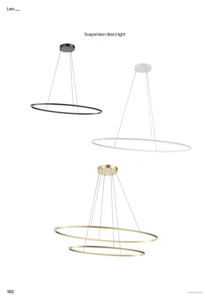 Redo 01-3339 - LED Stmívatelný lustr na lanku LEO LED/48W/230V černá