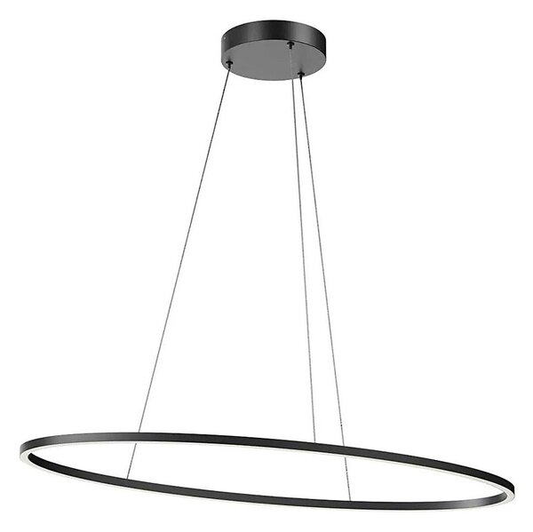 Redo 01-3339 - LED Stmívatelný lustr na lanku LEO LED/48W/230V černá
