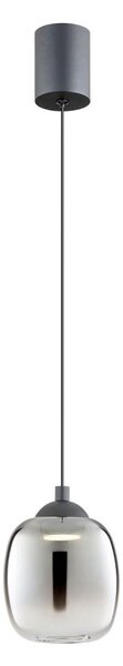 Redo 01-3486 - LED Lustr na lanku KHADI LED/6W/230V CRI90 pr.12 cm černá/kouřová