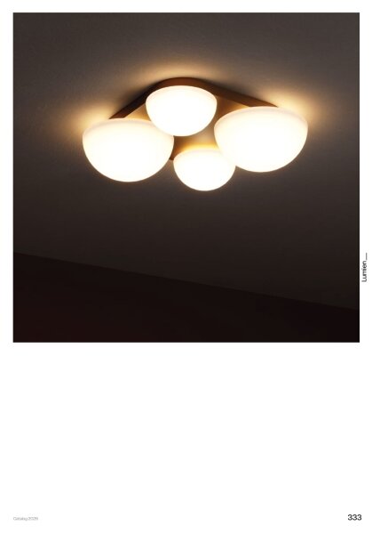 Redo 01-4332 - LED Stropní svítidlo LUMIEN 4xLED/26W/230V 2700/3000K CRI90 zlatá