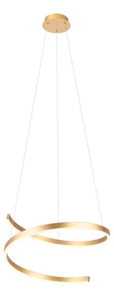Redo 01-4014 - LED Stmívatelný lustr na lanku SCROLL LED/38W/230V zlatá