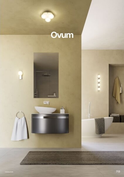 Redo 01-4308 - LED Koupelnové stropní svítidlo OVUM 3xLED/5W/230V IP44 černá
