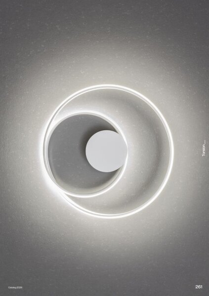 Redo 01-4354 - LED Stmívatelné nástěnné svítidlo TORSION LED/30W/230V bílá