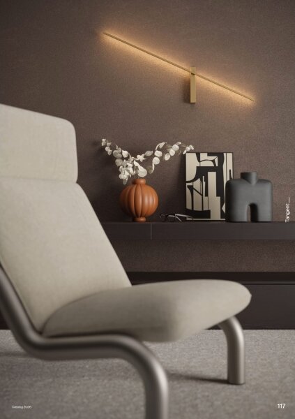 Redo 01-4672 - LED Nástěnné svítidlo TANGENT LED/6W/230V CRI 90 zlatá