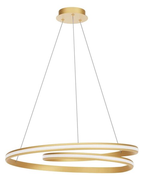 Redo 01-4364 - LED Stmívatelný lustr na lanku TORSION LED/60W/230V zlatá