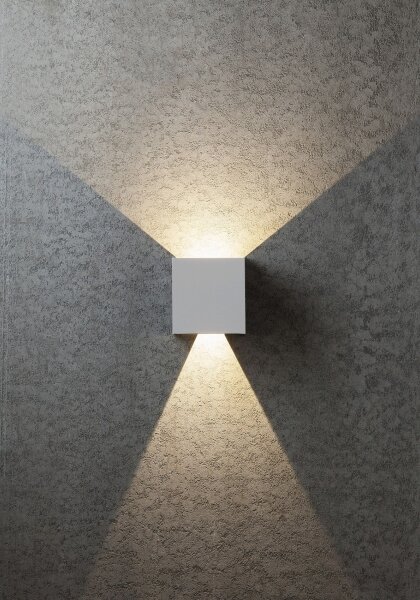 Redo 90294 - LED Venkovní nástěnné svítidlo VARY 2xLED/10W/230V 3000K IP54 bílá