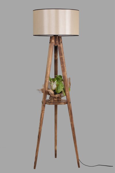 ASIR Stojací lampa YANIK hnědá