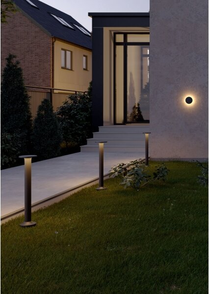 Redo 90374 - LED Venkovní lampa AURA LED/8W/230V 3000K 70 cm IP65 antracit