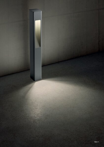 Redo 90672 - Venkovní lampa SOLO 1xGU10/35W/230V 70 cm IP65 antracit