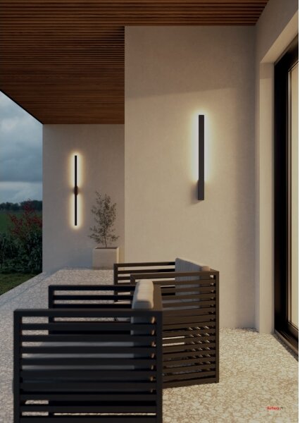 Redo 90872 - LED Venkovní nástěnné svítidlo REFLEXA LED/6W/230V IP54 černá