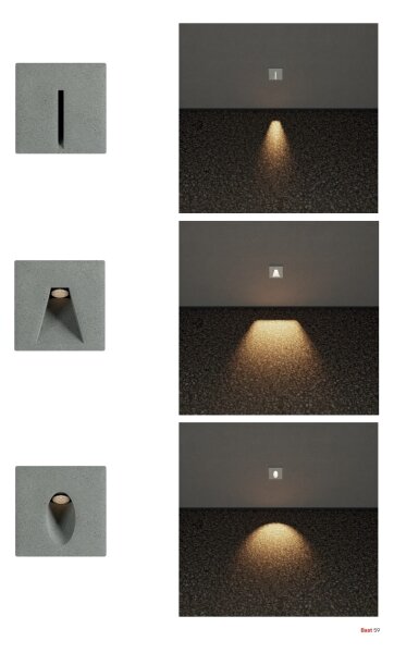 Redo 91195 - LED Venkovní orientační svítidlo BAST LED/2,5W/230V IP65 šedá