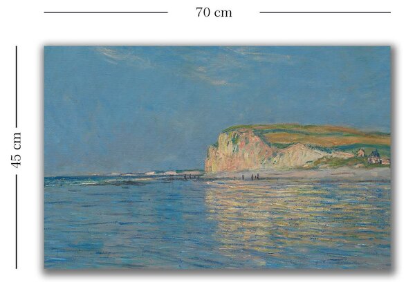ASIR Obraz na plátně Claude monet – Odliv v Pourville poblíž Dieppe