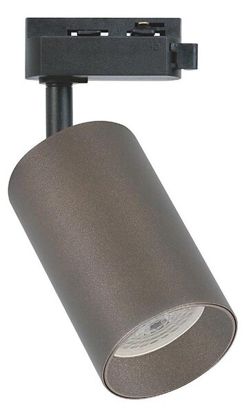 Bodové svítidlo do 1-fázového lištového systému PIPE 1xGU10/10W/230V hnědá