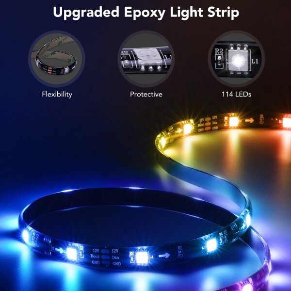 Govee - TV 40-50" SMART LED podsvícení RGBIC Wi-Fi