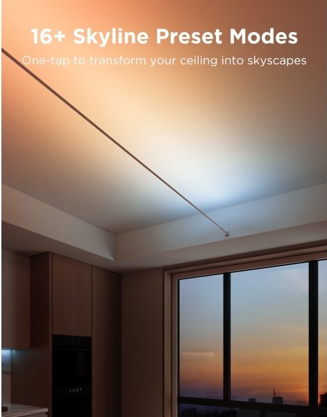 Govee - LED RGBICWW Závěsný pásek LED/36W/24V 4m Skyline Matter Wi-Fi