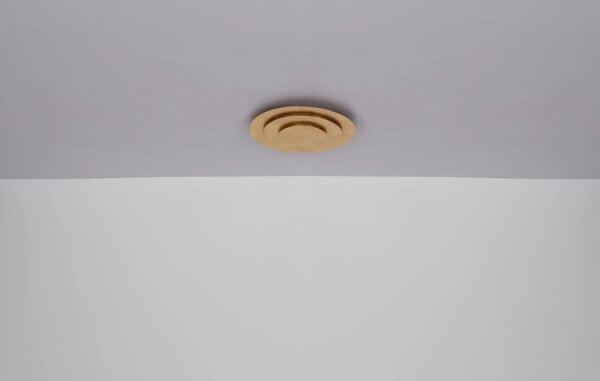 Globo 48465-18 - LED Stropní svítidlo HEDA LED/18W/230V 3000K pr. 18 cm zlatá