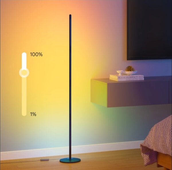 Govee - LED RGBW Stmívatelná stojací lampa LITE MATTER LED/24W/230V Wi-Fi