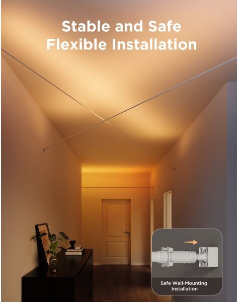 Govee - LED RGBICWW Závěsný pásek LED/36W/24V 4m Skyline Matter Wi-Fi