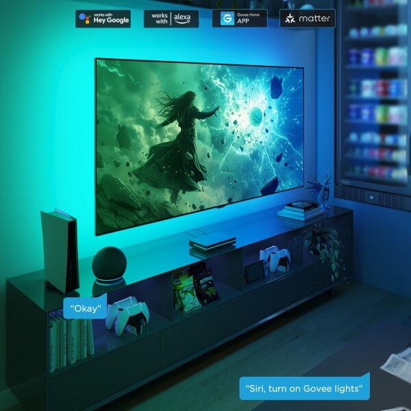 Govee - AI Sync Box 2 Smart TV RGBICW podsvětlení 55-65" Wi-Fi