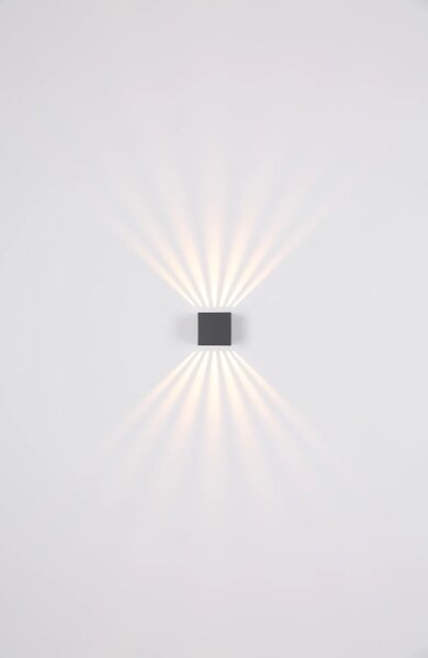 Globo 34156 - LED Venkovní nástěnné svítidlo ILLI LED/6W/230V IP54 antracit