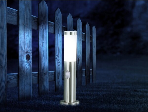 Globo 3158SLED - LED Venkovní lampa se senzorem BOSTON 1xE27/8,8W/230V IP44