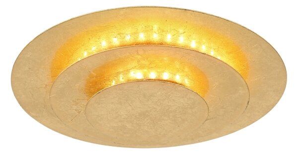 Globo 48465-18 - LED Stropní svítidlo HEDA LED/18W/230V 3000K pr. 18 cm zlatá