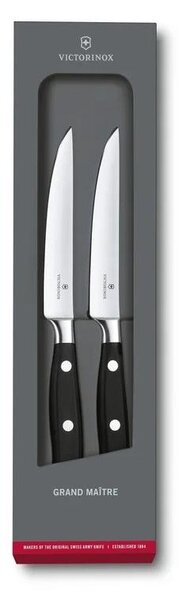 Victorinox - Sada steakových nožů GRAND MAITRE 12 cm 2 ks černá
