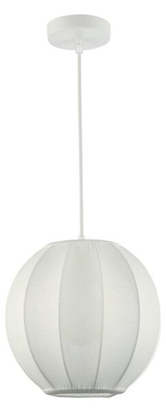 Lustr na lanku DANA 1xE27/15W/230V pr. 25 cm bílá