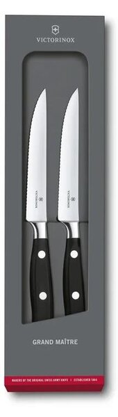 Victorinox - Sada steakových nožů GRAND MAITRE 12 cm 2 ks černá