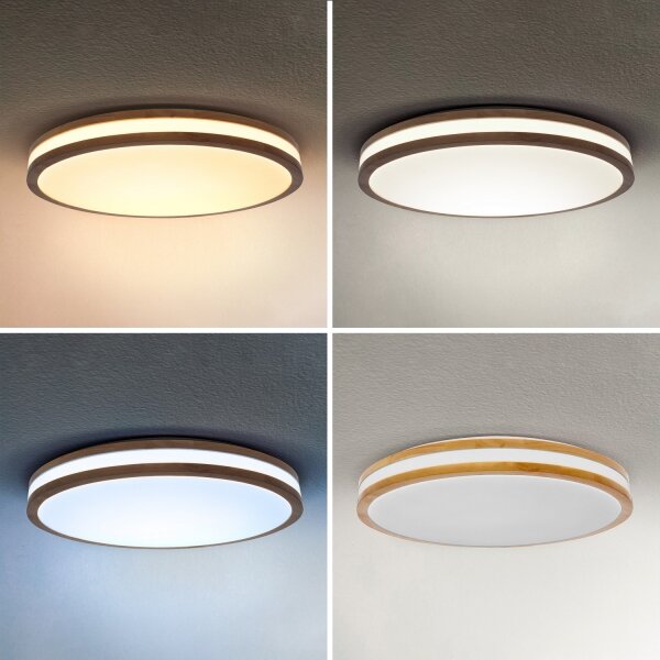 Brilagi - LED Stmívat. svítidlo MOLINA LED/60W/230V 3000-6500K dub pr. 58 cm +DO