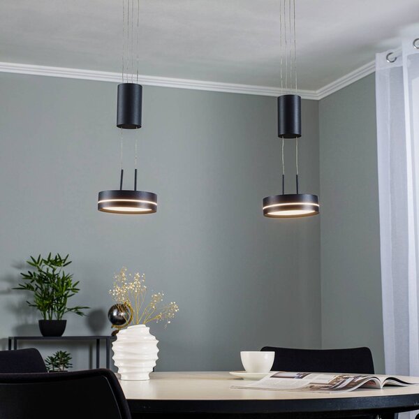 Lindby Svela lampe sous meuble LED, x3 argentée