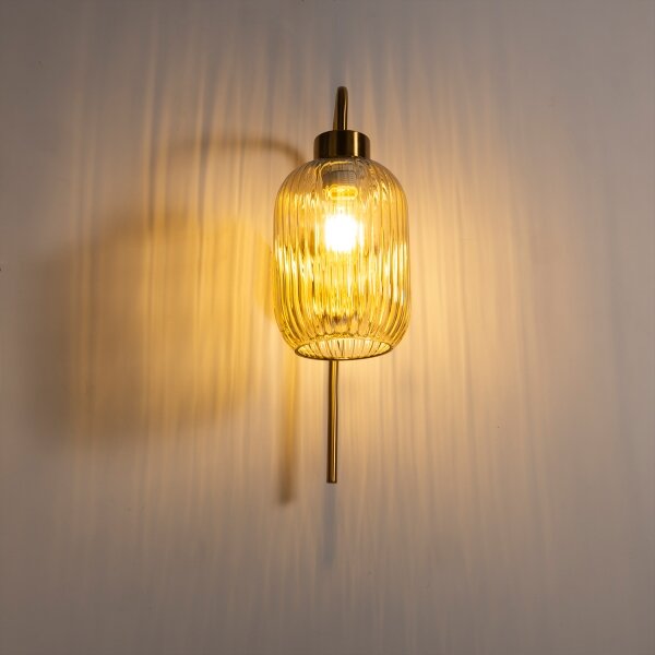 ONLI - Nástěnná lampa DOROTY 1xE27/15W/230V mosaz