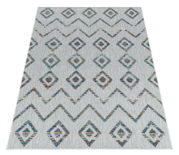Ayyildiz, Kusový koberec Bahama 5152 Multi – na ven i na doma, 80x250, šedá, chodba / předsíň