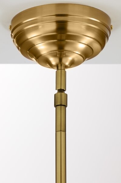 Jupiter 2073 - Lustr na tyči PLATINO 1xE27/15W/230V zelená/zlatá