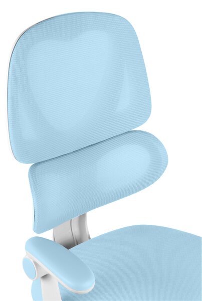 Dětská otočná židle Neoseat JUNI 023 — látka, pratelný potah, modrá
