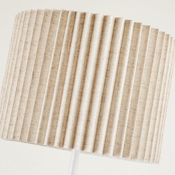 Brilagi - Stojací lampa NORDIC WAVE 1xE27/15W/230V len/bílá