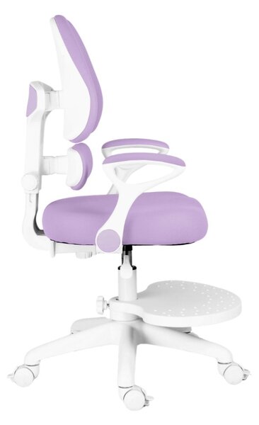 Dětská rostoucí židle Neoseat KIDDY TWO — látka, pratelný potah, fialová