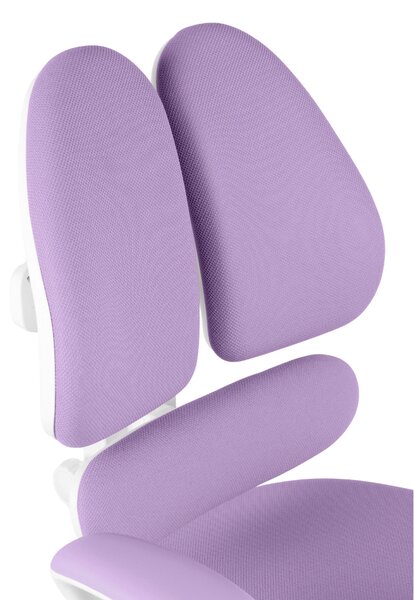Dětská rostoucí židle Neoseat KIDDY TWO — látka, pratelný potah, fialová