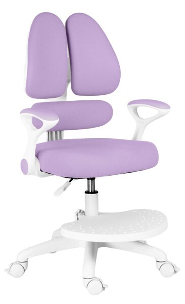 Dětská rostoucí židle Neoseat KIDDY TWO — látka, pratelný potah, fialová