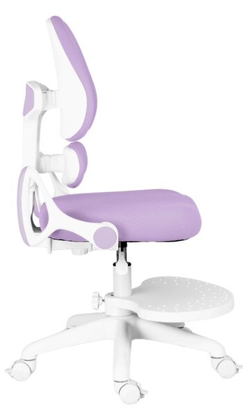 Dětská rostoucí židle Neoseat KIDDY TWO — látka, pratelný potah, fialová