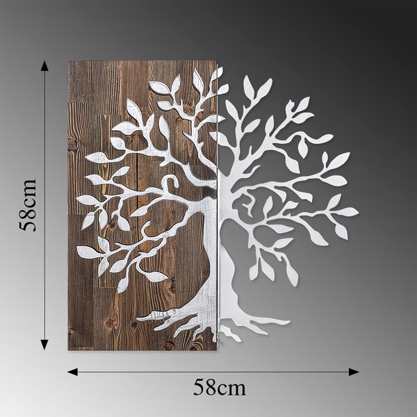 ASIR Nástěnná dřevěná dekorace TREE OF LIFE